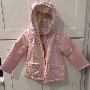 Carter's Light Pink Hooded Coat
